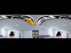 VIRTUAL PORN - Sexy Babe Serena Santos Bounces Her Tits Up And Down On Johnny Love's Thick Dick