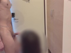【玄関えっち】 えっちな下着を着た彼女に玄関で襲われてしまい、ドアを開けたままバックで生中出し♡ - Screenshot 9 of 16 - 素人