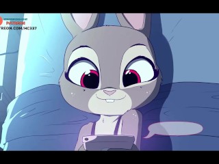 JUDY HOPPS MAKES HIM BECK FROM THE WORK 🍑 ZOOTOPIA HENTAI STORY Video