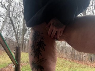 Pissing in the Woods: a Love Story with my Beautiful Ass, Fat Pussy, & Thick Legs
