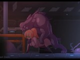 Zetria - samus aram being fucked by alien monster