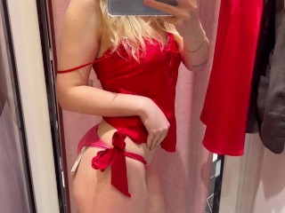 lingerie try on haul un the mall Video