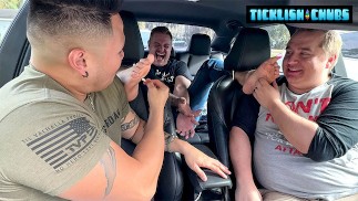Blonde Gay Ryder Laughs Loudly As His Feet Gets Tickled