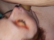 Preview 4 of Freaky redhead gets creampied and anal fisted12ww e s