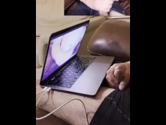 Multicam jerking off on a girlfriend parents bedroom, stepson, stepbrother