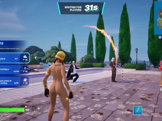 Fortnite Nude mods installed gameplay Aura Nude Skin gameplay Part 2 [18+] Video