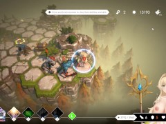 Loop queen - Double werewolf sex with a bunny and a huge tits elven