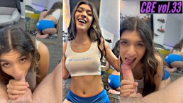 KOMPLETTE FREUNDINNENERFAHRUNG: VOL. 33 Latina-Teenager bettelt vor dem Schlafengehen um CUM