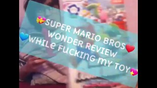 Super Mario Bros wonder REVIEW tijdens het NEUKEN van vibrator ~ !!