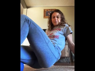 Secret JOI on TikTok Live and Rubbing my Pussy on the Carpet