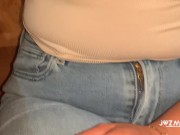 Preview 3 of To much beer for Jazmin, she cant hold it any more and piss in her jeans!