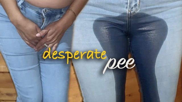 To much beer for Jazmin, she cant hold it any more and piss in her jeans!