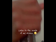 SNICKERS 🍫 Stroking my dick to bust