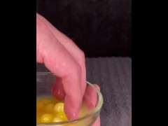 Lemonheads take a bath in my cum before I have a taste