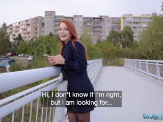 Public Agent Clemence Audiard POV blowjob and public sex with big dick screenshot number 0