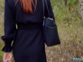 Public Agent Clemence Audiard POV blowjob and public sex with big dick screenshot number 2