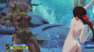 The King of Fighters XV - Dolores Nude Game Play [18+] KOF Nude mod