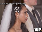 Preview 2 of VIP4K. Small cheap wedding turns into public fucking action of the brides