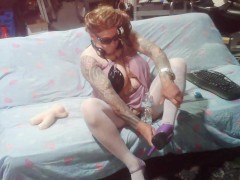 a conversation with myself, dirty fuck slut...