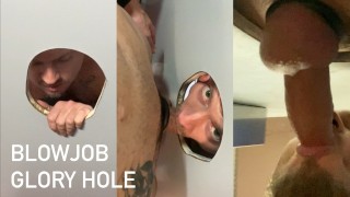 Gay Blowjob Big Dick Cum Swallow Glory Hole
