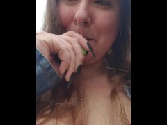 Cum Here! 🤍 - Screenshot 14 of 16 - Smoking