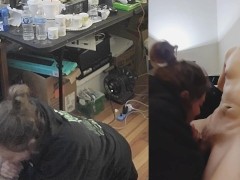 Milked infront of HIs Roommates By Heather Kane!