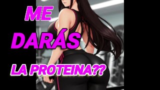 THE BIG ASS GIRL FROM THE GYM GETS A BIG SURPRISE - asmr roleplay
