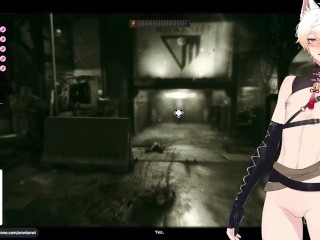 cuntboy vtuber cum in front of his viewers while playing games