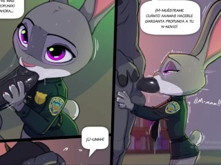 la oficial Judy Hopps folla con su jefe para recibir su ascenso - zootopia hentai Video
