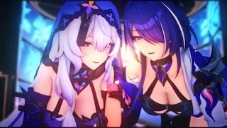 Honkai Star Rail - Acheron & Black Swan Service Sex