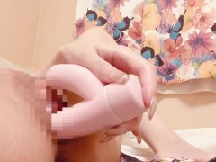 クリをまったり刺激してから入れただけなのにちょっとのストロークで気持ち良くなっちゃったよわよわあくめ( : - Screenshot 10 of 16 - Peeing