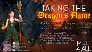 Tomando o Flame do Dragão [MF4All] [High Fantasy] [Creampie] [História erótica de áudio ASMR]