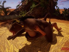 Furry porn from Wild life, Tali and Max fuck in a wild furry encounter