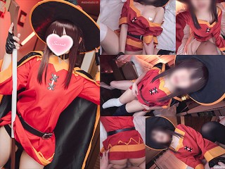 ❤️🔥【aliceholic13】KonoSuba Megumin Cosplaying: Aroused NTR Ecchi Hentai Video.