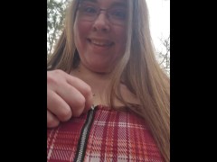 Forest Flashing! - Screenshot 3 of 16 - Exhibitionist Wife