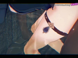 Genshin Impact - Furina In Gangbang Sex!