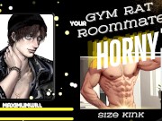Preview 1 of HORNY Bodybuilder Roommate Casually MASTURBATES In Front Of You