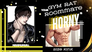 Your Roommate A HORNY Bodybuilder Is Masturbating In Front Of You