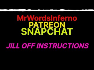 Male Audio for Women - JILL OFF INSTRUCTIONS - Pussy Spanking, Teasing, Role Play