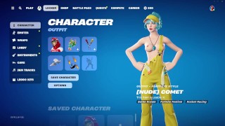 Fortnite Nude Game Play -  Comet Nude Mod [18+] Adult Porn Gamming