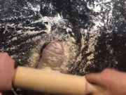 Preview 3 of Cooking dick for dinner. Part 3/3. Extremely press my penis and eject sperm.