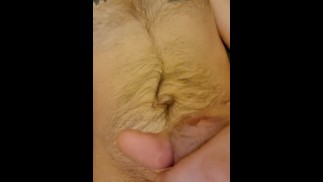 Solo tattooed cumshot