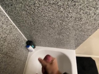 8 inch BWC bust huge load on shower wall Video