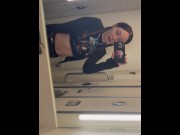 Preview 2 of Masturbating on a airplane bathroom