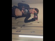Preview 3 of Masturbating on a airplane bathroom