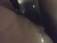 wet ebony dildo fuck ♡ goddesstiva444 on tele for custom content & video calls