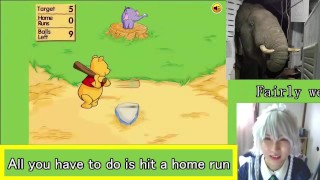 Sakuya jugando el home run derby de Pooh[touhou cos]