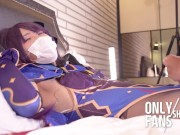 Preview 3 of 【Genshin Impact】✨ Genshin Impact Mona Cosplayer get Fucked, After Otaku Festival 2