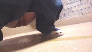 Wycieczka do toalety publicznej Oopsie! Nie będą mieli nic przeciwko..