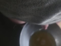 Dehydrated pissing
